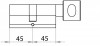 Цилиндровый механизм 2 АВС 45*45  - Фабрика Стальных Дверей Атлант.Стальные двери в г. Екатеринбурге