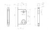 Замок REZIDENT SMA-1 (С) под цилиндр - Фабрика Стальных Дверей Атлант.Стальные двери в г. Екатеринбурге